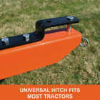 Agri-Fab 1000 Lb. ATV/UTV Poly Swivel Tow-Behind Dump Cart Image 3