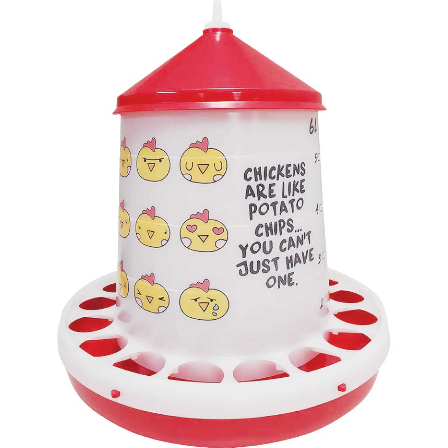 Stromberg's 9 Lb. Capacity Fun Chicken Feeder Image 1
