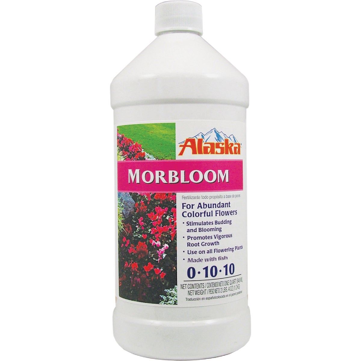 Alaska Morbloom 32 Oz. 0-10-10 Concentrated Liquid Plant Food Image 1