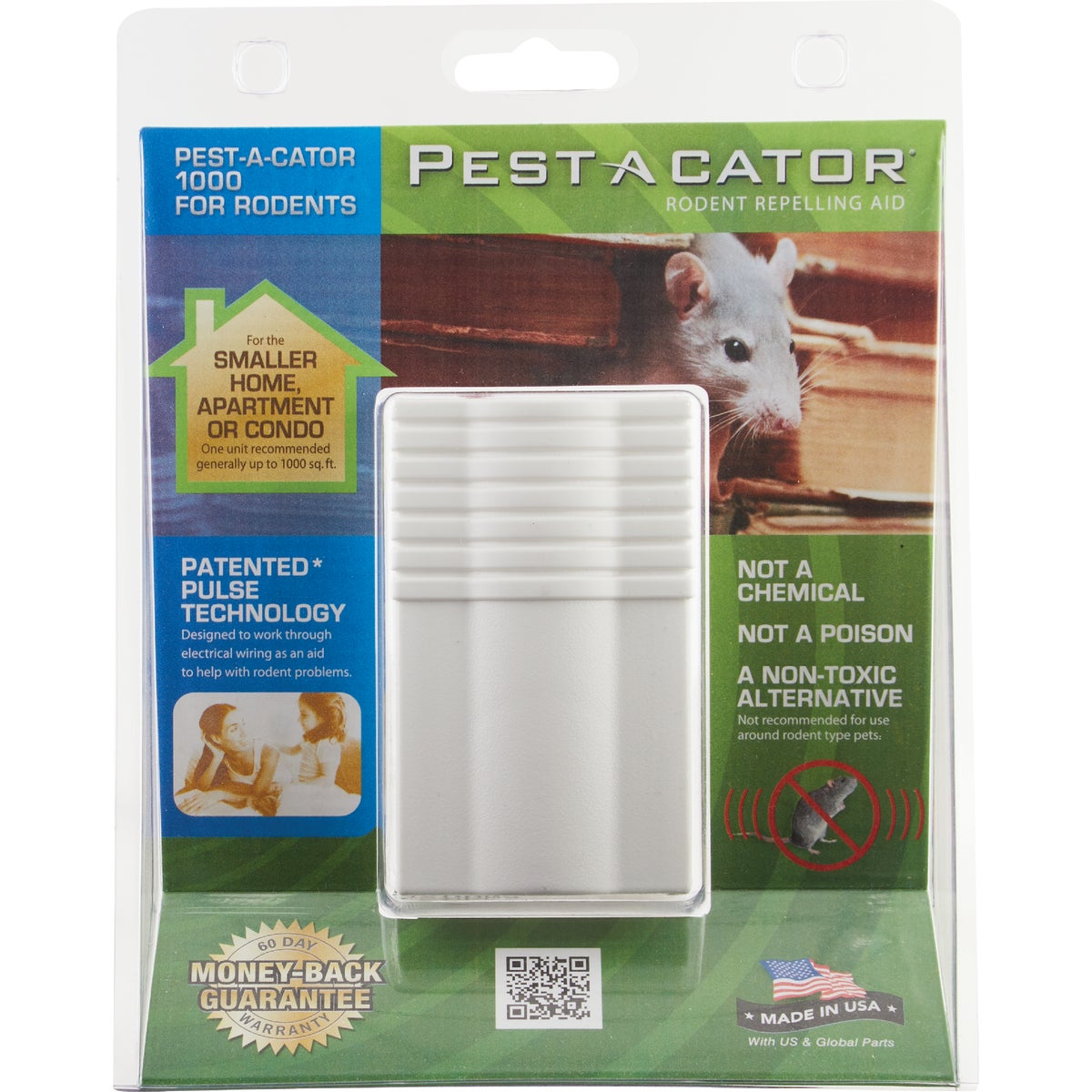 Pest A Cator Ultrasonic 1000 Sq. Ft. Coverage 110V Electronic Pest Repellent Image 2