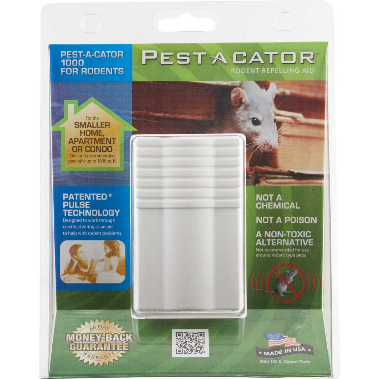 Pest A Cator Ultrasonic 1000 Sq. Ft. Coverage 110V Electronic Pest Repellent Image 2