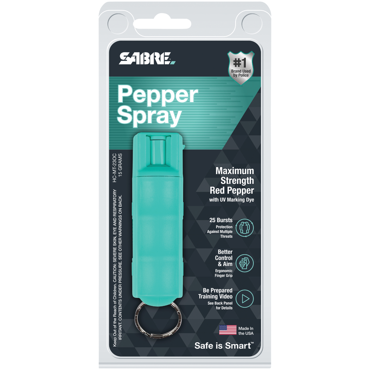 Sabre Red 0.50 Oz. Mint Green Pepper Spray Image 2