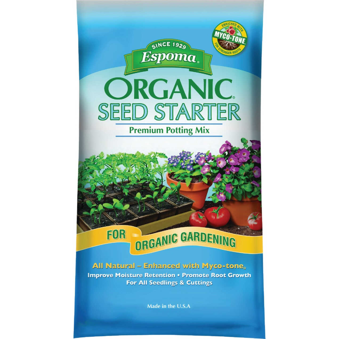 Espoma Organic 16 Qt. Premium Seed Starter Lightweight Potting Mix Image 1