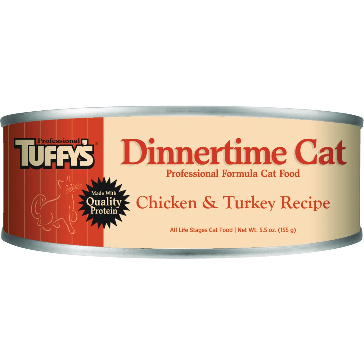 Tuffy's Dinnertime 5.5 Oz. Chicken & Turkey Cat Food Image 1