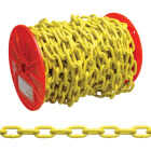 Campbell 3/16 In. 100 Ft. Yellow Poly-Coated Low-Carbon Steel Coil Chain Image 1