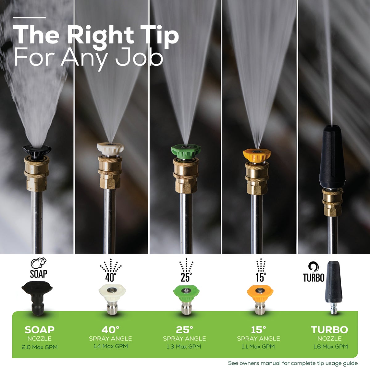 Greenworks 3000 PSI 2.0 GPM Cold Water Corded Electric Pressure Washer Image 4