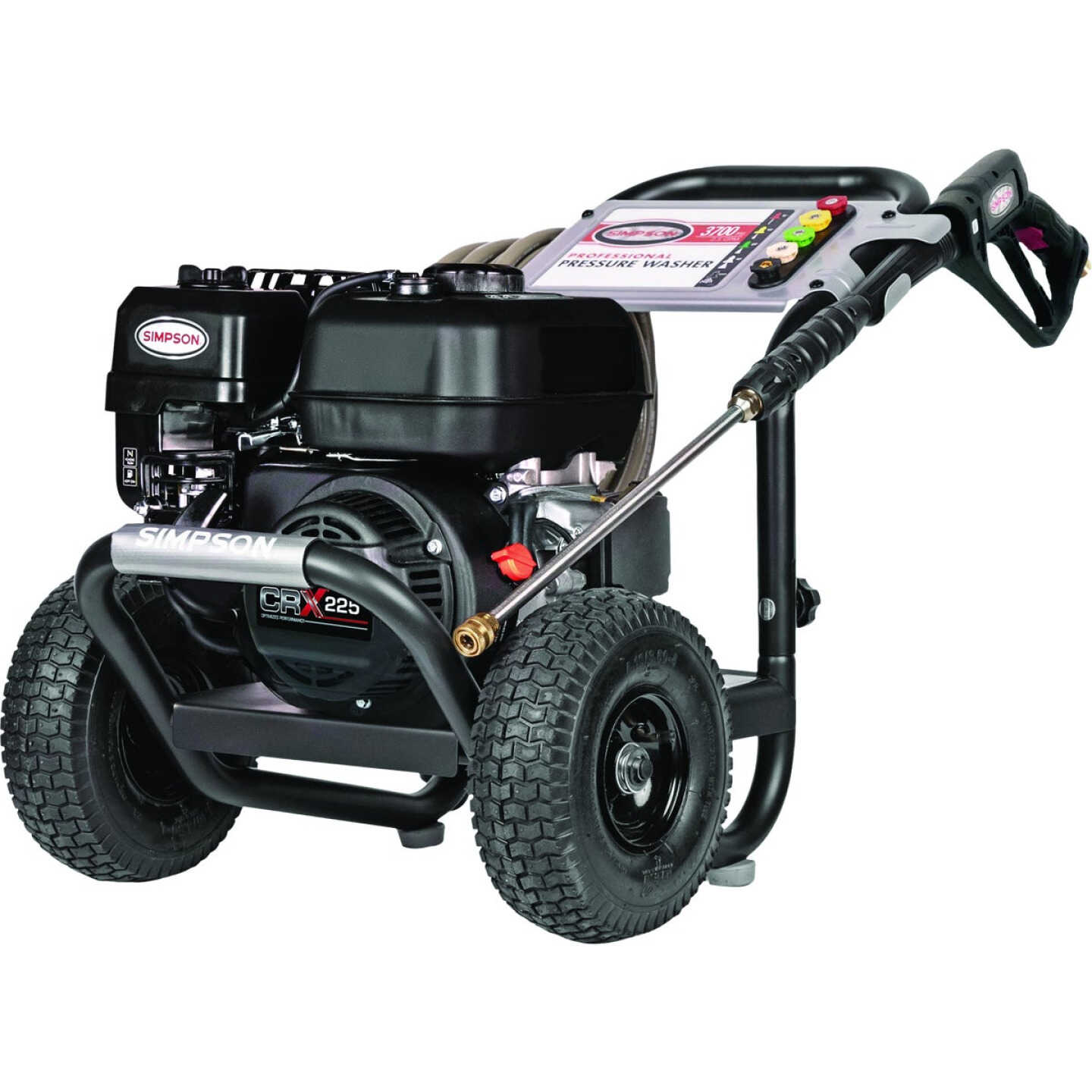 Simpson PowerShot 3700 psi 2.5 GPM CRX 225 with AAA Triplex Pump Cold Water Professional Gas Pressure Washer Image 1