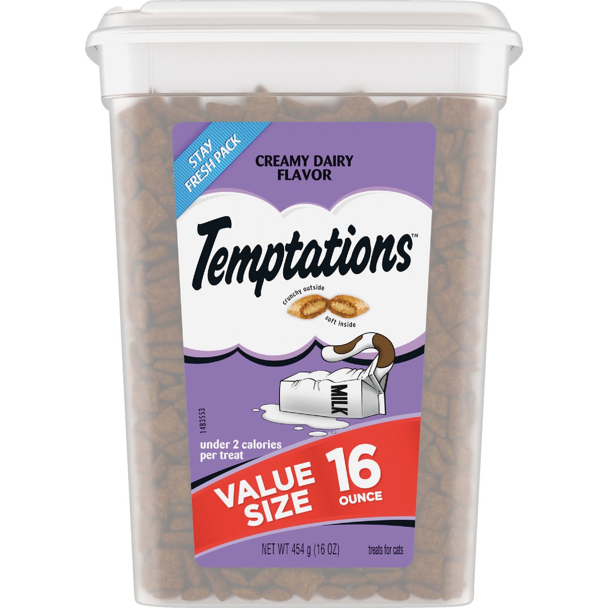 Temptations Creamy Dairy 16 Oz. Cat Treats Image 1