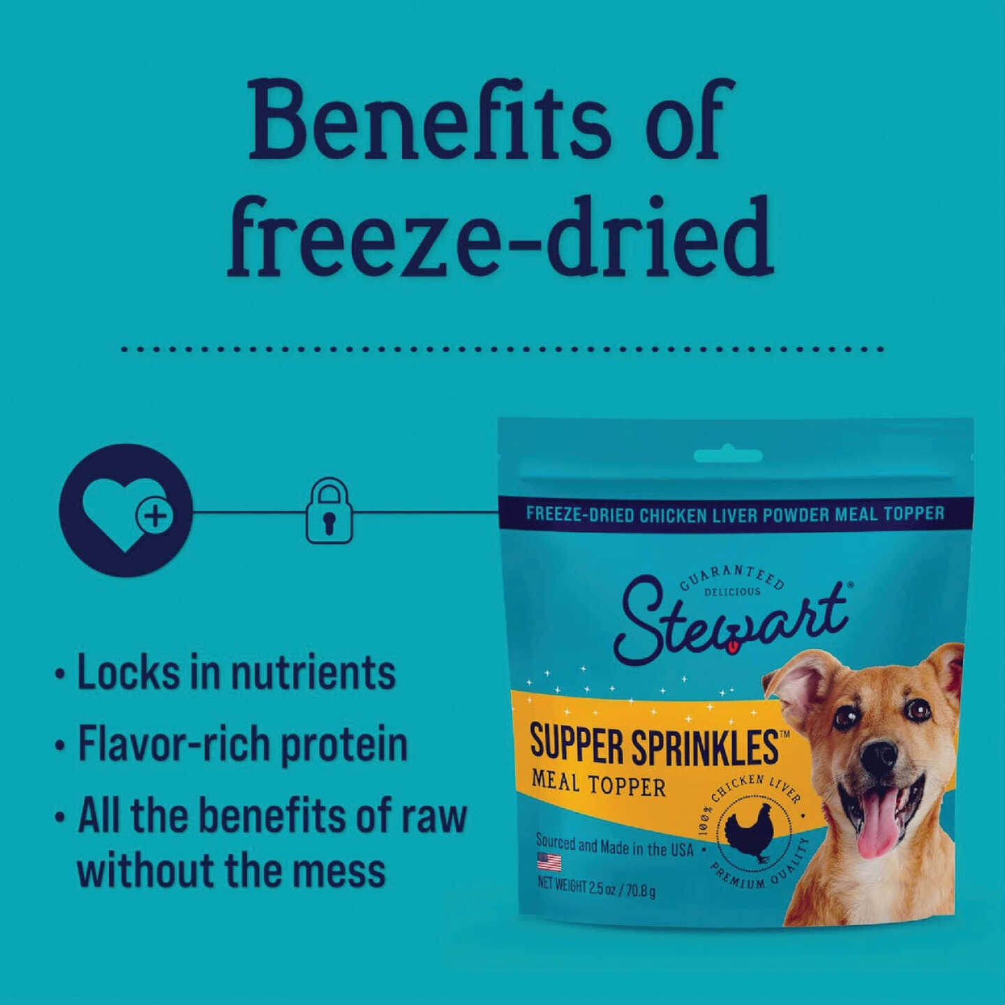 Stewart Supper Sprinkles 2.5 Oz. Chicken Liver Meat Topper Image 4
