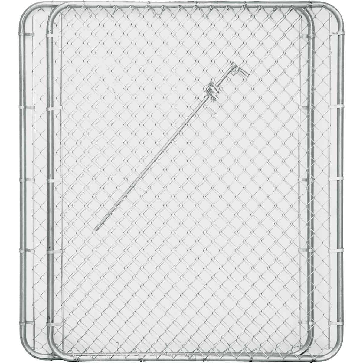 Midwest Air Tech Double Drive 114 In. W. x 72 In. H. Chain Link Gate