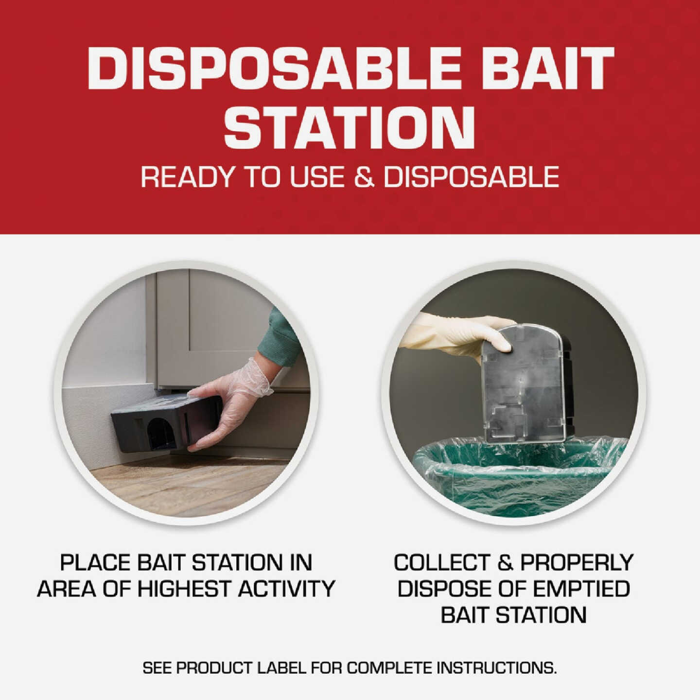 TOMCAT Disposable Bait Station Rat & Mouse Killer (2-Pack) Image 5