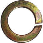 Hillman 1/4 In. Alloy Steel Yellow Dichromate Split Lock Washer (100 Ct.) Image 1