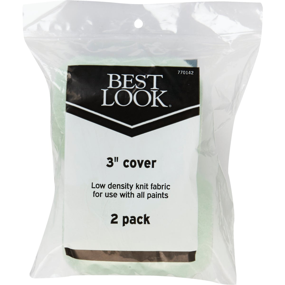 Best Look 3 In. x 3/8 In. Knit Fabric Roller Cover (2-Pack) Image 2