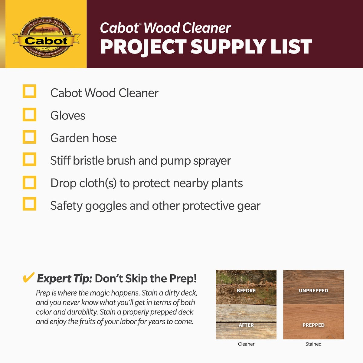 Cabot Wood Cleaner, 1 Gal. Image 4