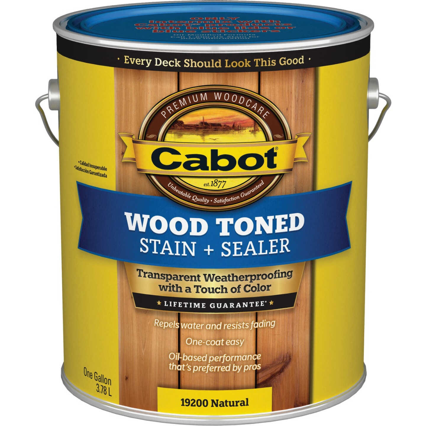 Cabot VOC Wood Toned Deck & Siding Exterior Stain & Sealer, 19200 Natural, 1 Gal. Image 7