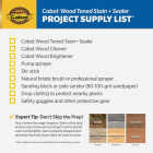 Cabot VOC Wood Toned Deck & Siding Exterior Stain & Sealer, 19202 Cedar, 1 Gal. Image 5