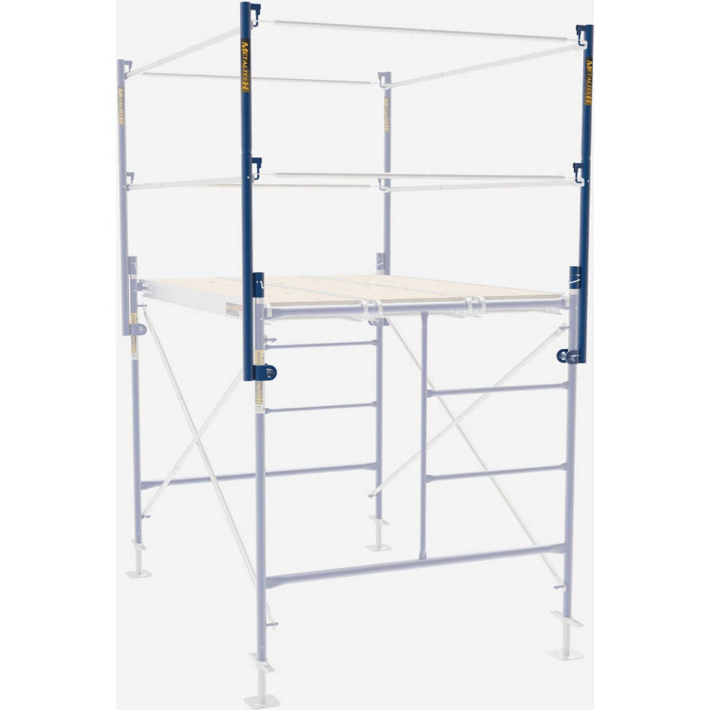 MetalTech Guardrail Post with Wedge Clamp (2-Pack) Image 2