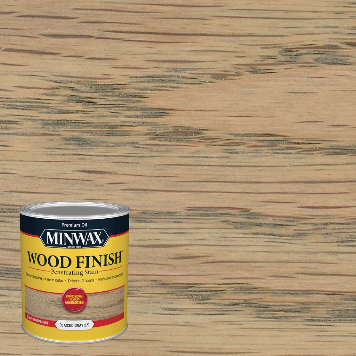 Minwax Wood Finish Penetrating Stain, Classic Gray, 1 Qt. Image 1