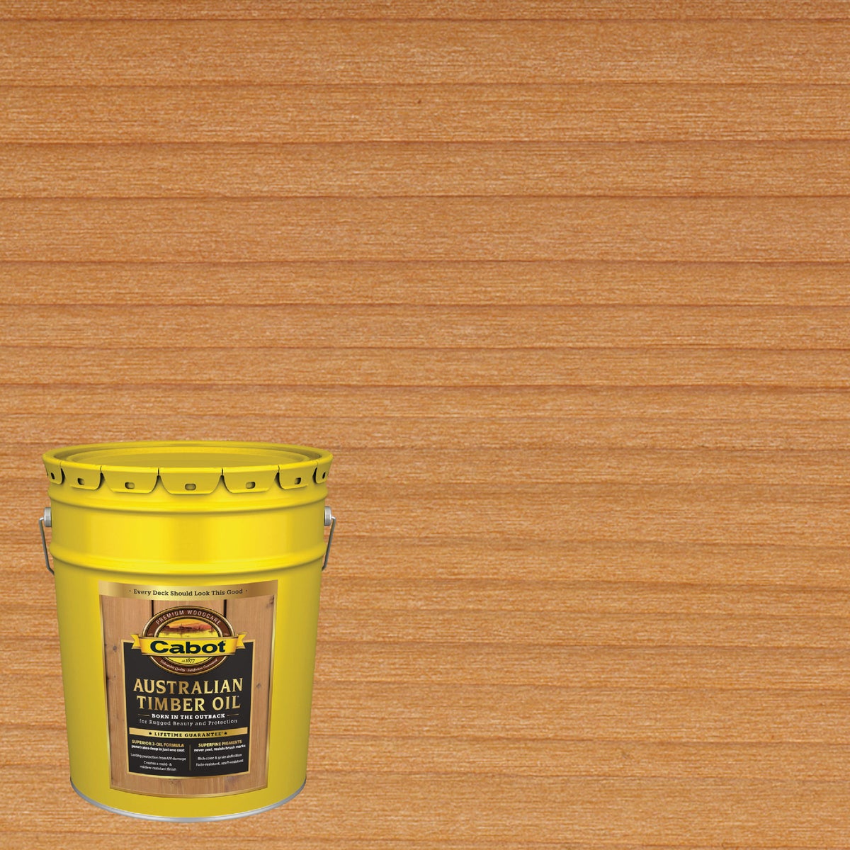 Cabot Australian Timber Oil, Amber Wood, 5 Gal. Image 1