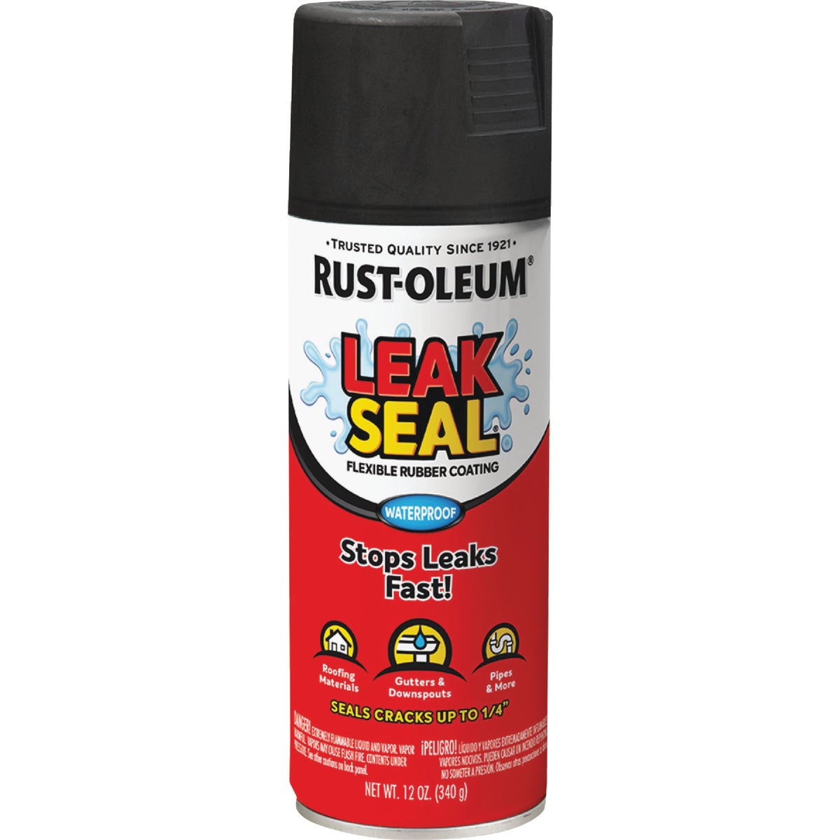 Rust-Oleum LeakSeal 12 Oz. Flexible Rubber Coating, Black Image 3