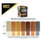 DEFY Extreme Semi-Transparent Exterior Wood Stain, Redwood, 1 Gal. Bottle Image 3