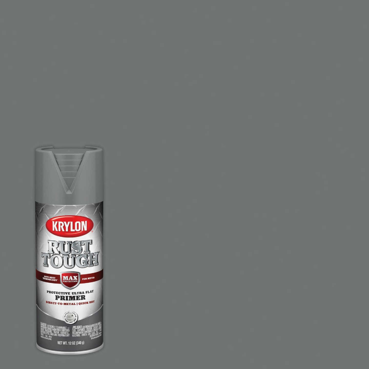 Krylon Rust Tough Gray 12 Oz. All-Purpose Spray Paint Primer Image 1