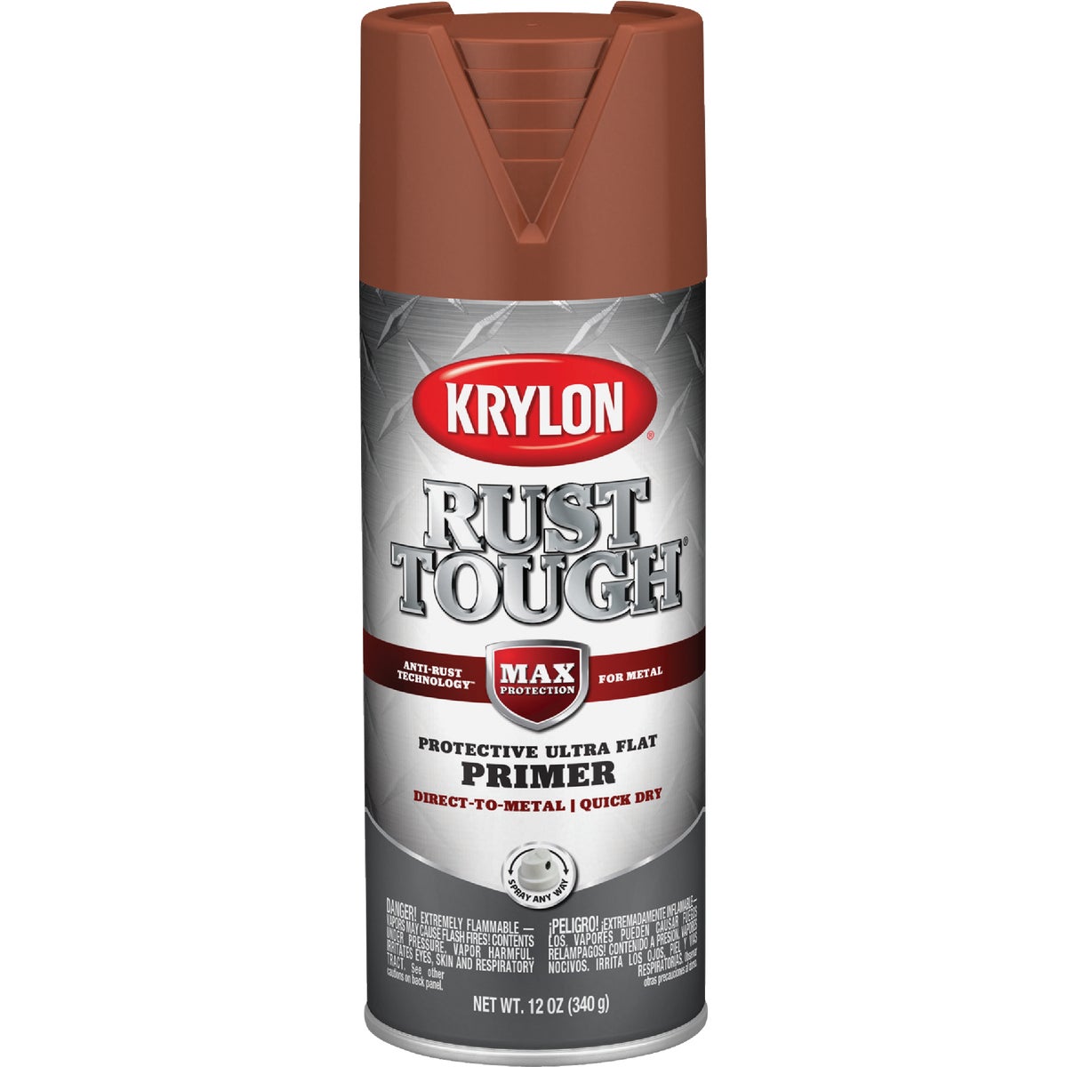 Krylon Rust Tough Red oxide 12 Oz. All-Purpose Spray Paint Primer Image 2