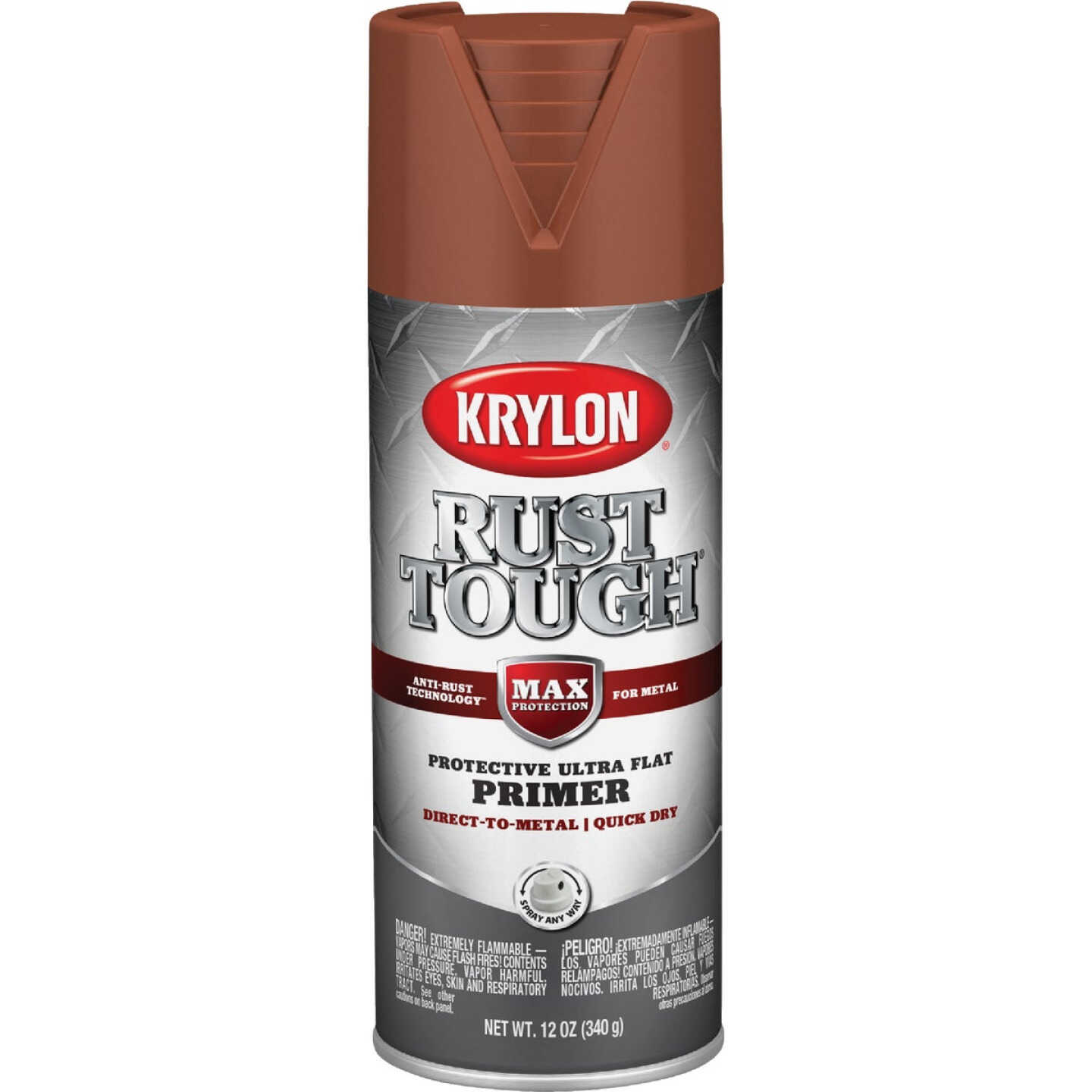Krylon Rust Tough Red oxide 12 Oz. All-Purpose Spray Paint Primer Image 2