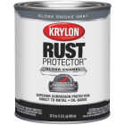 Krylon Rust Protector Oil-Based Gloss Rust Control Enamel, Smoke Gray, 1 Qt. Image 1