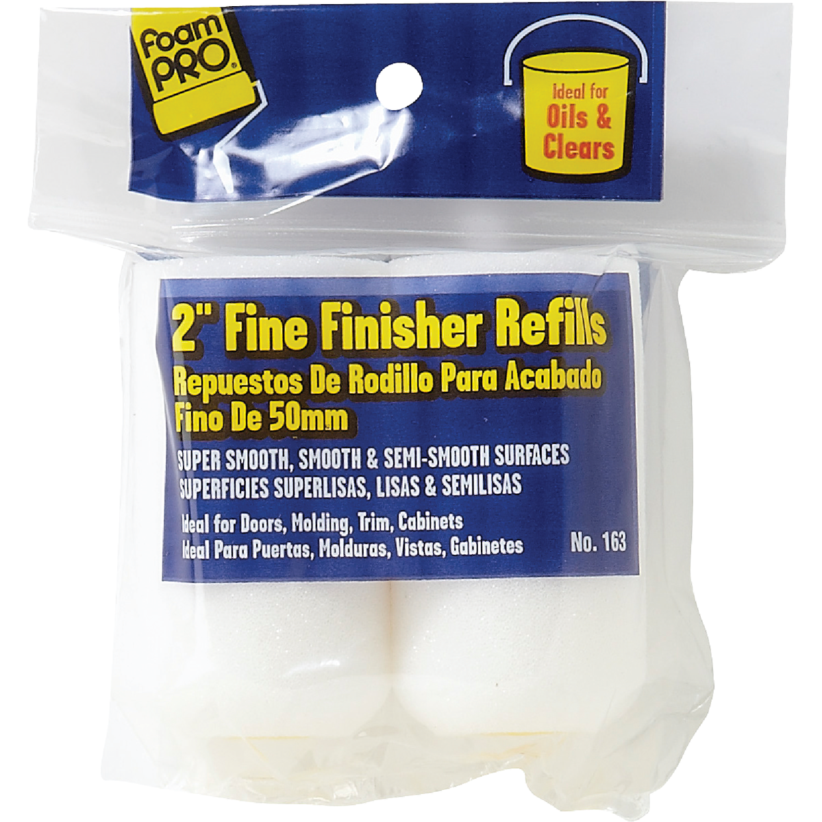 FoamPro Fine Finisher 2 In. Mini Foam Roller Cover (2-Pack) Image 1