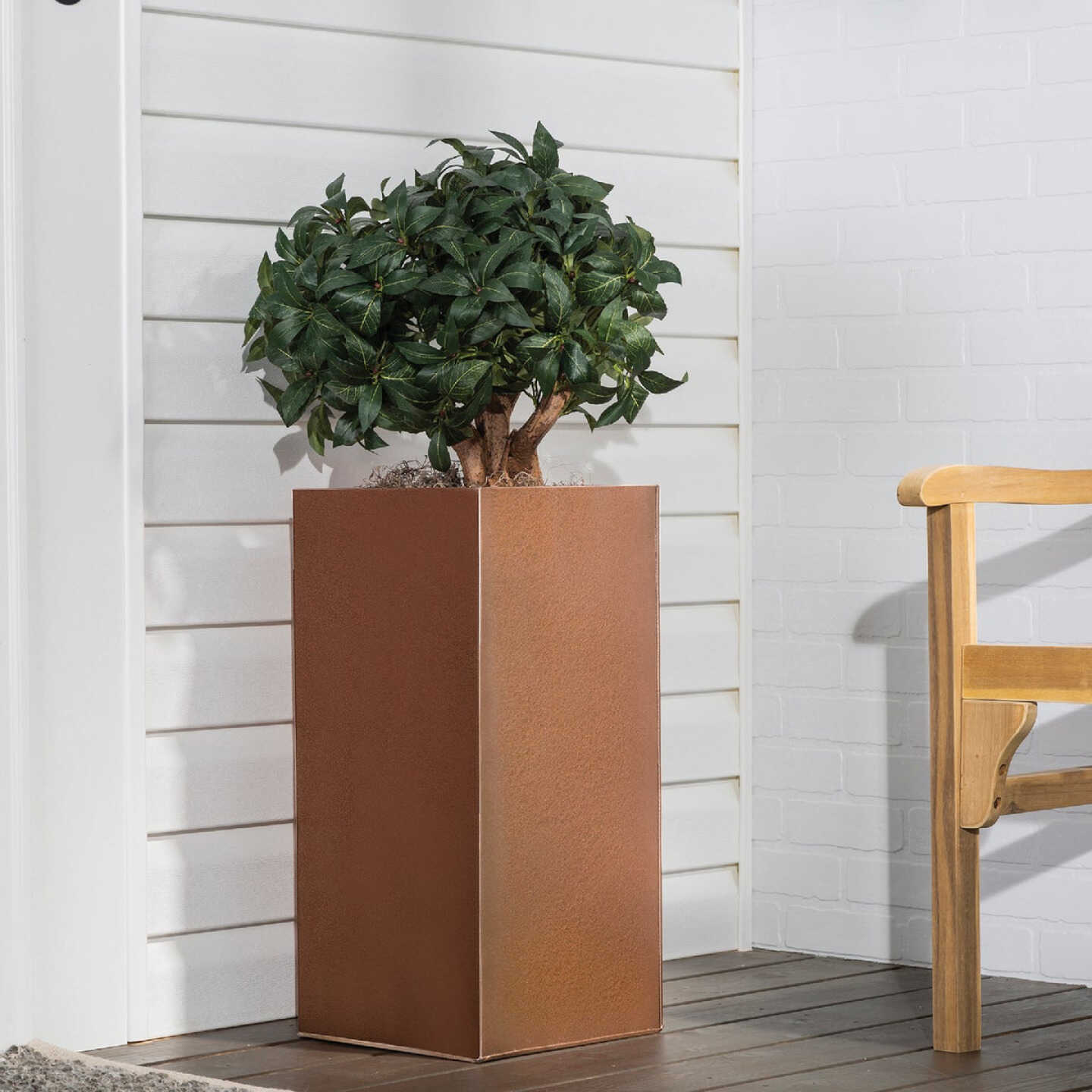 Rust-Oleum Stops Rust Hammered Paint, Copper, 1 Qt. Image 2