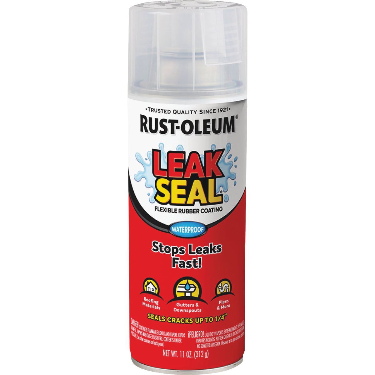 Rust-Oleum LeakSeal 12 Oz. Flexible Rubber Coating, Clear Image 2