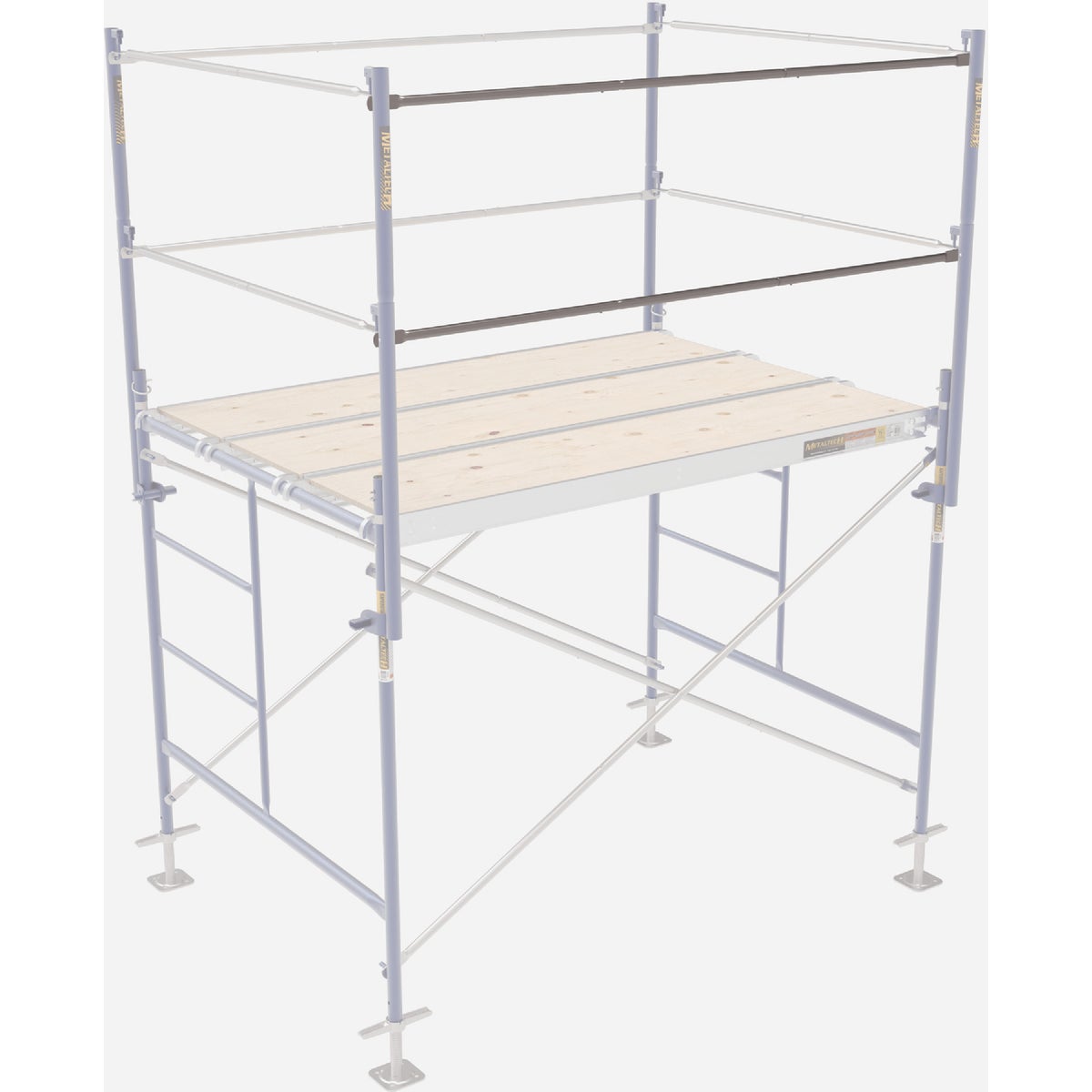 MetalTech 7 Ft. Galvanized Guardrail (2-Pack) Image 2