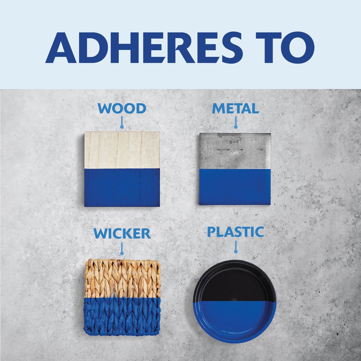 Rust-Oleum Painter's Touch 2X Ultra Cover Premium Latex Paint, Gloss Deep Blue, 1 Qt. Image 3