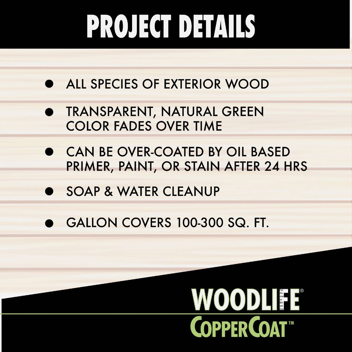 Rust-Oleum Woodlife Water-Based Coppercoat Green Wood Preservative, 1 Qt. Image 5
