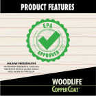 Rust-Oleum Woodlife Water-Based Coppercoat Green Wood Preservative, 1 Qt. Image 3