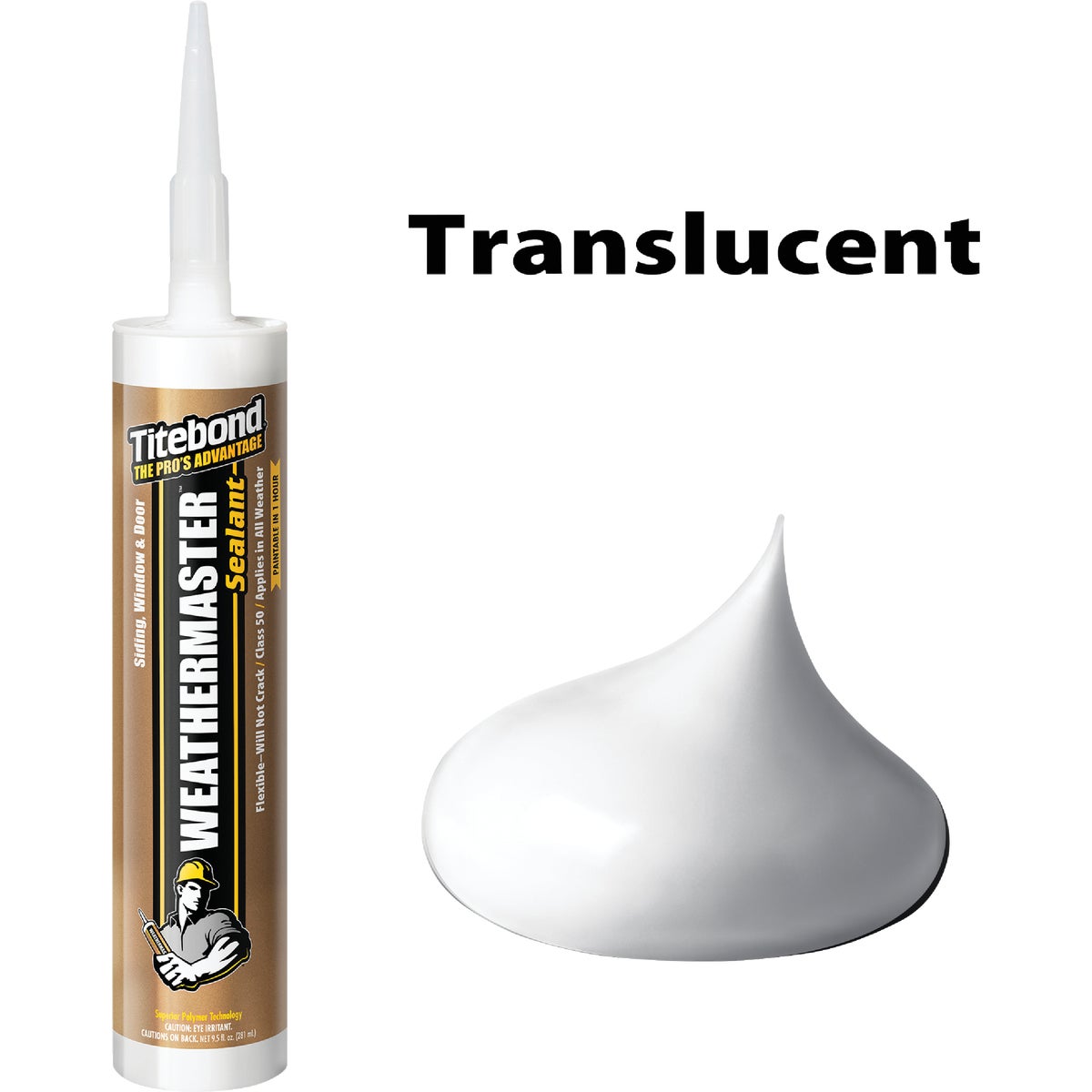 Titebond WeatherMaster 10 Oz. Polymer Sealant, 44011 Translucent Image 1