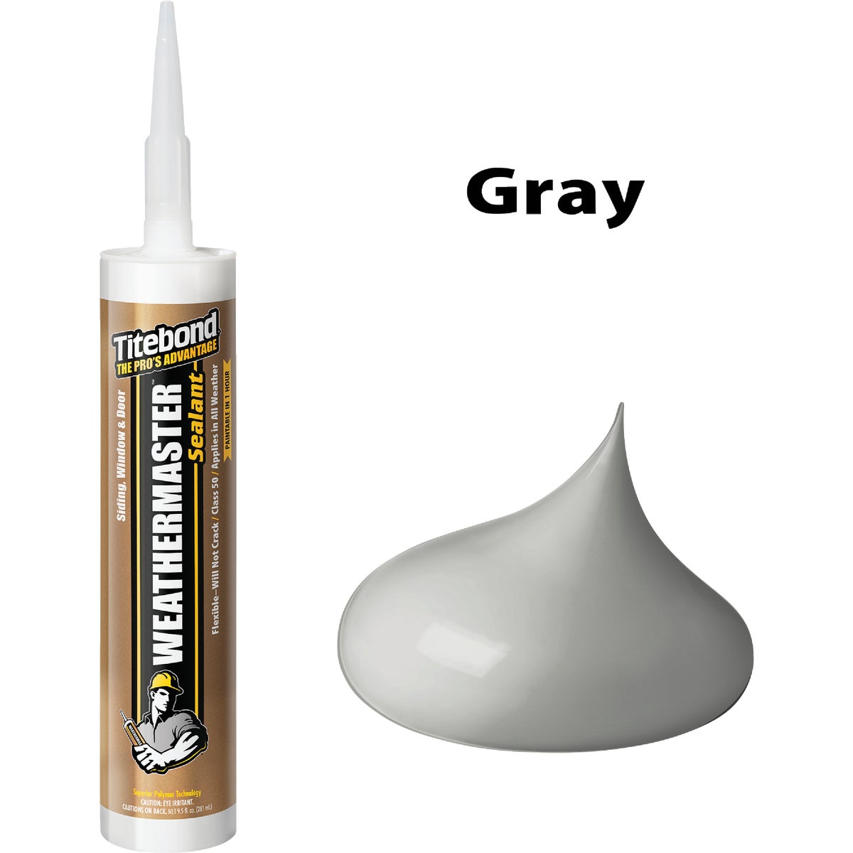 Titebond WeatherMaster 10 Oz. Polymer Sealant, 46721 Gray Image 1