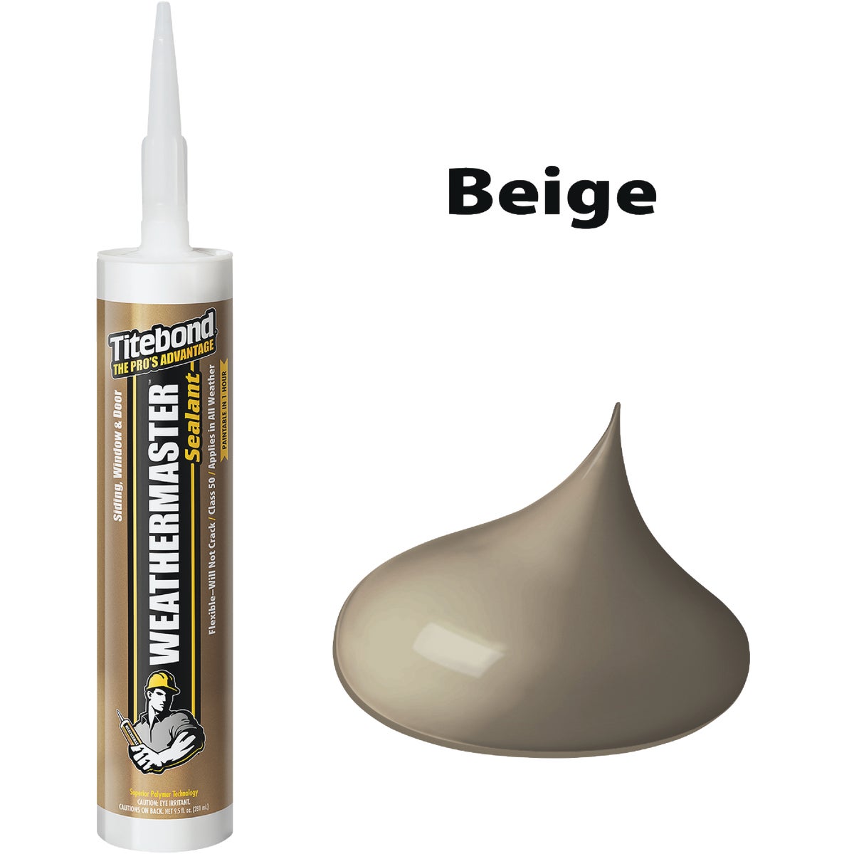 Titebond WeatherMaster 10 Oz. Polymer Sealant, 45751 Beige Image 1