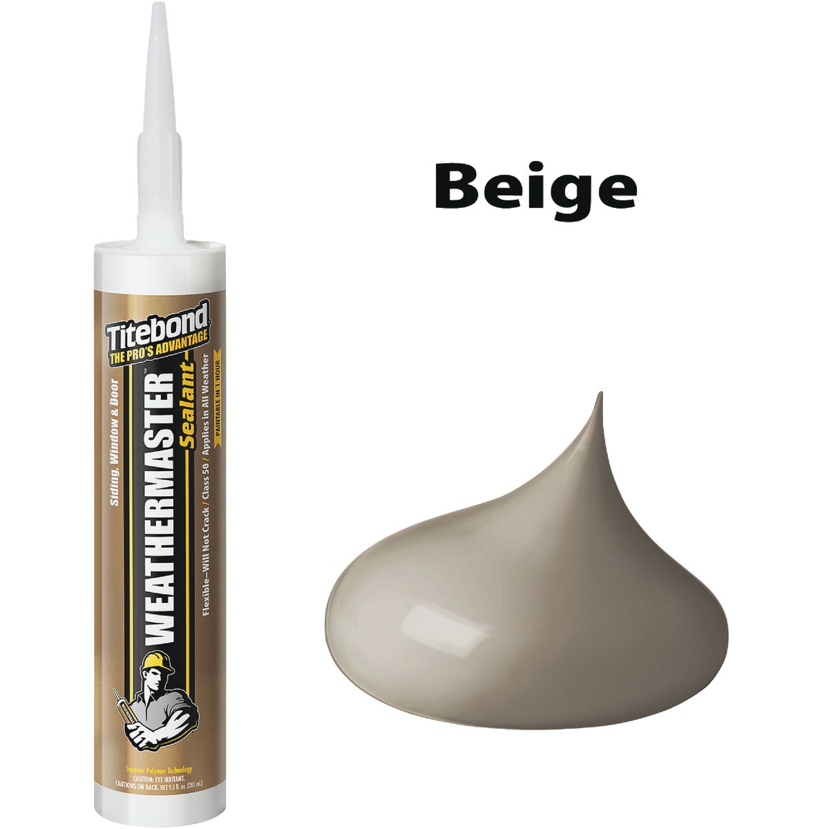 Titebond WeatherMaster 10 Oz. Polymer Sealant, 46351 Beige Image 1