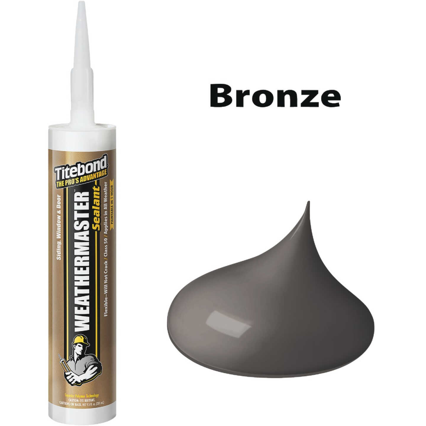 Titebond WeatherMaster 10 Oz. Polymer Sealant, 44061 Bronze Image 1
