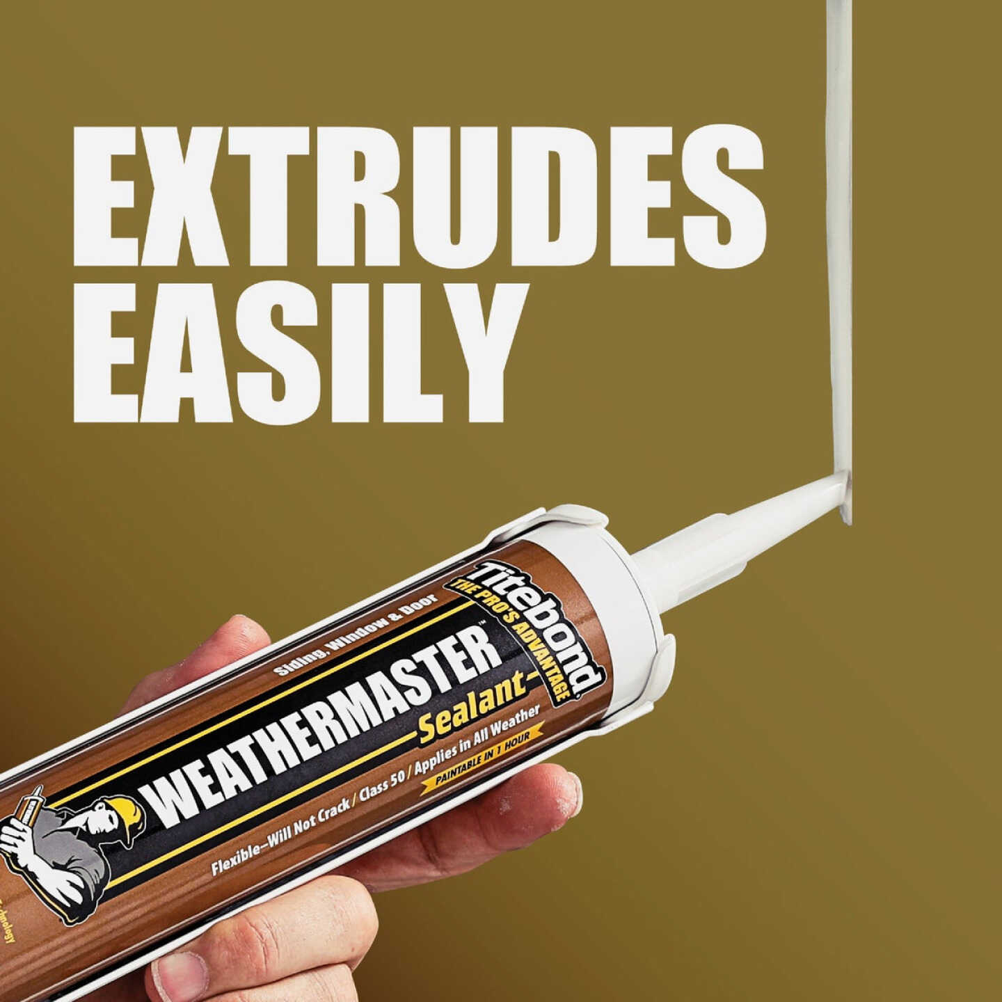 Titebond WeatherMaster 10 Oz. Polymer Sealant, 45501 Off White Image 5