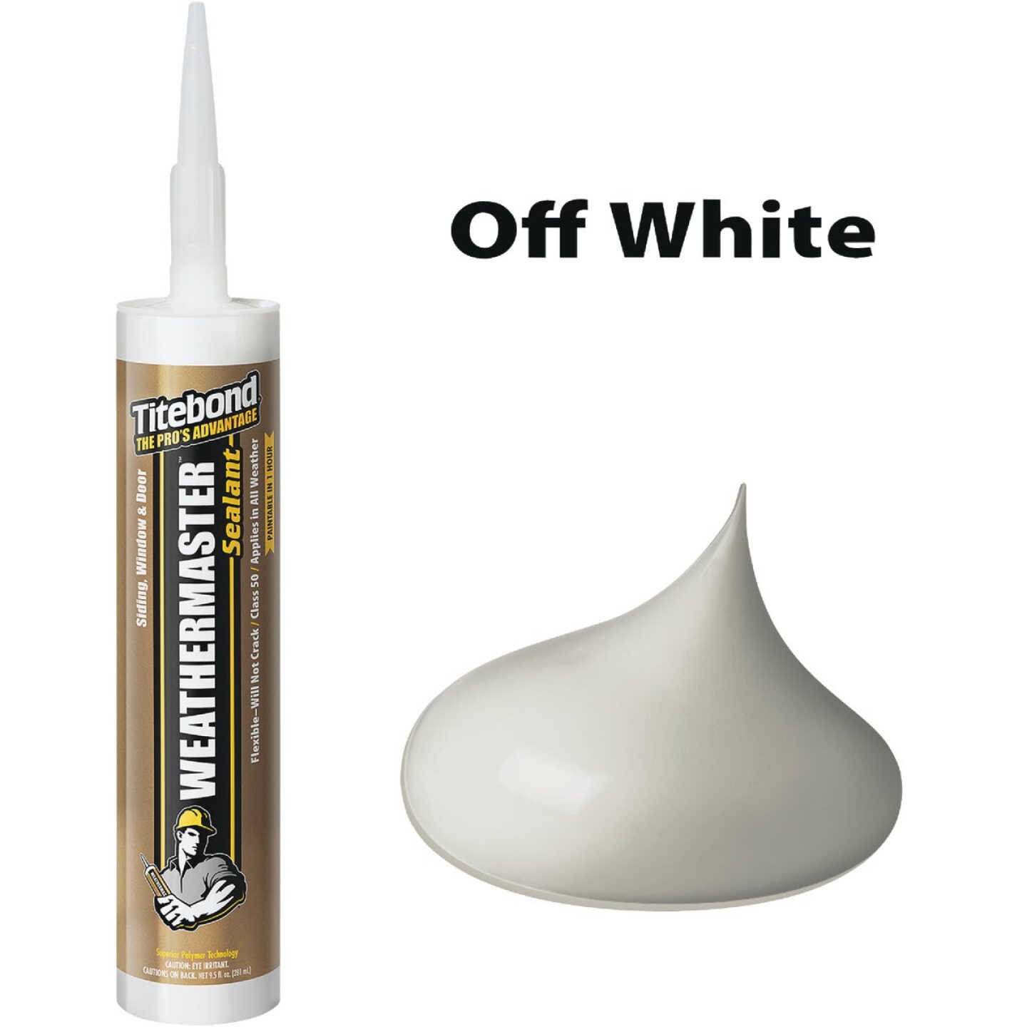 Titebond WeatherMaster 10 Oz. Polymer Sealant, 45501 Off White Image 1