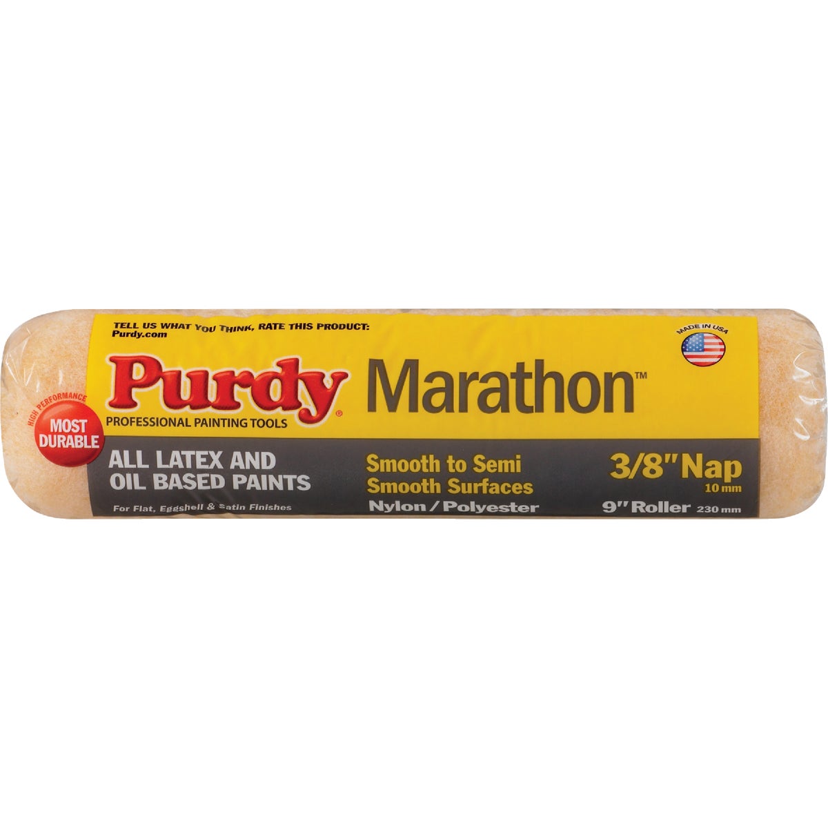 Purdy Marathon 9 In. x 3/8 In. Knit Fabric Roller Cover Image 1