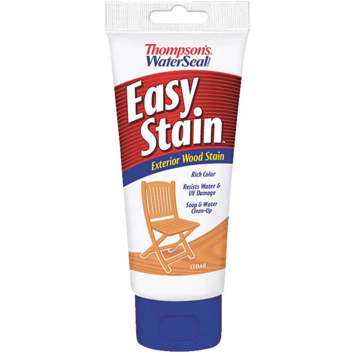 Thompsons WaterSeal Easy Stain Transparent Exterior Wood Stain, Cedar, 8 Oz.