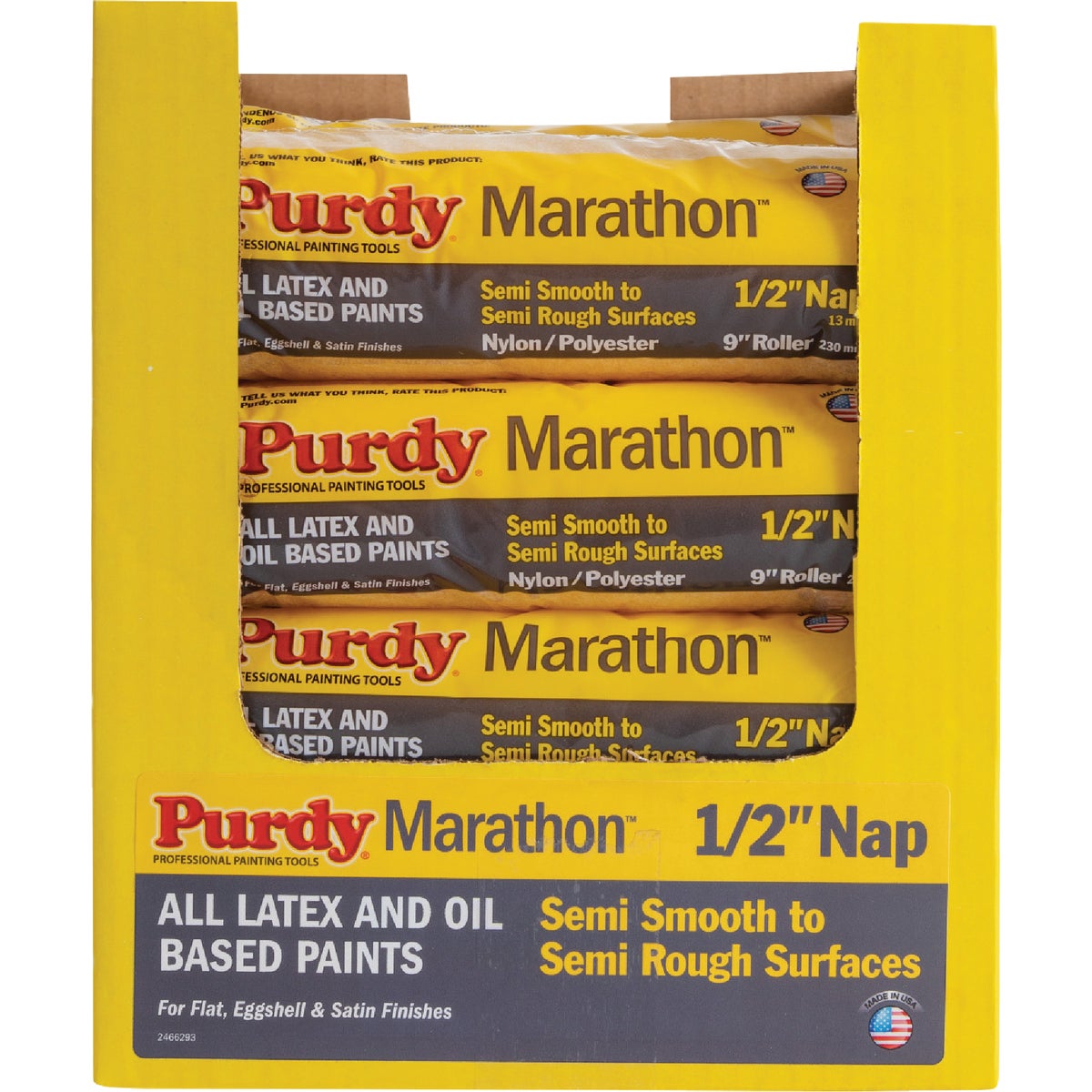 Purdy Marathon 9 In. x 1/2 In. Knit Fabric Roller Cover Image 1