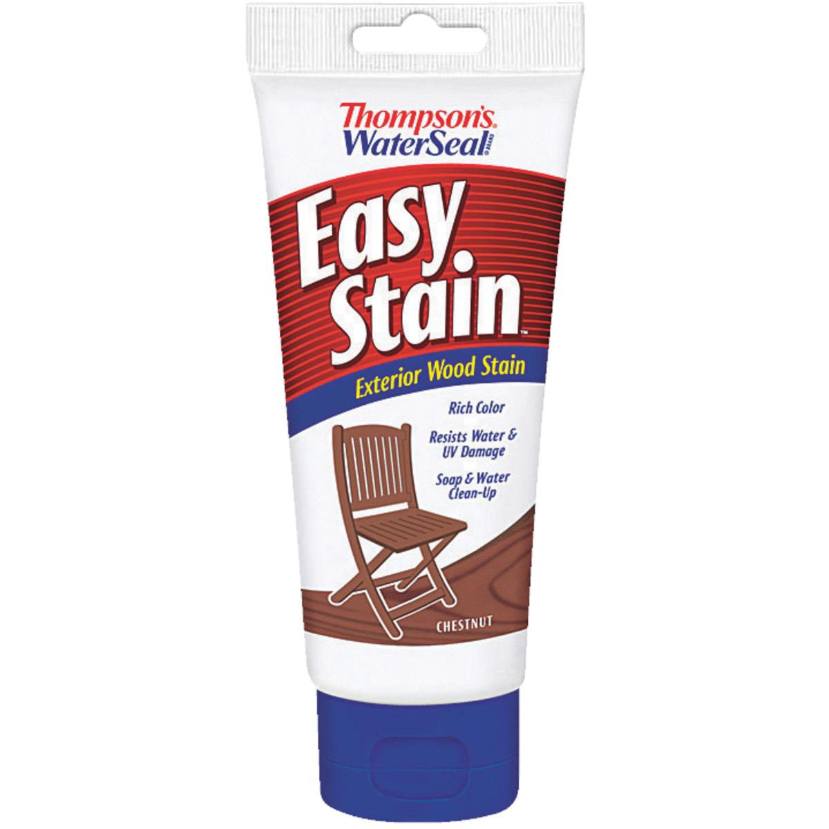 Thompsons WaterSeal Easy Stain Transparent Exterior Wood Stain, Chestnut, 8 Oz. Image 1