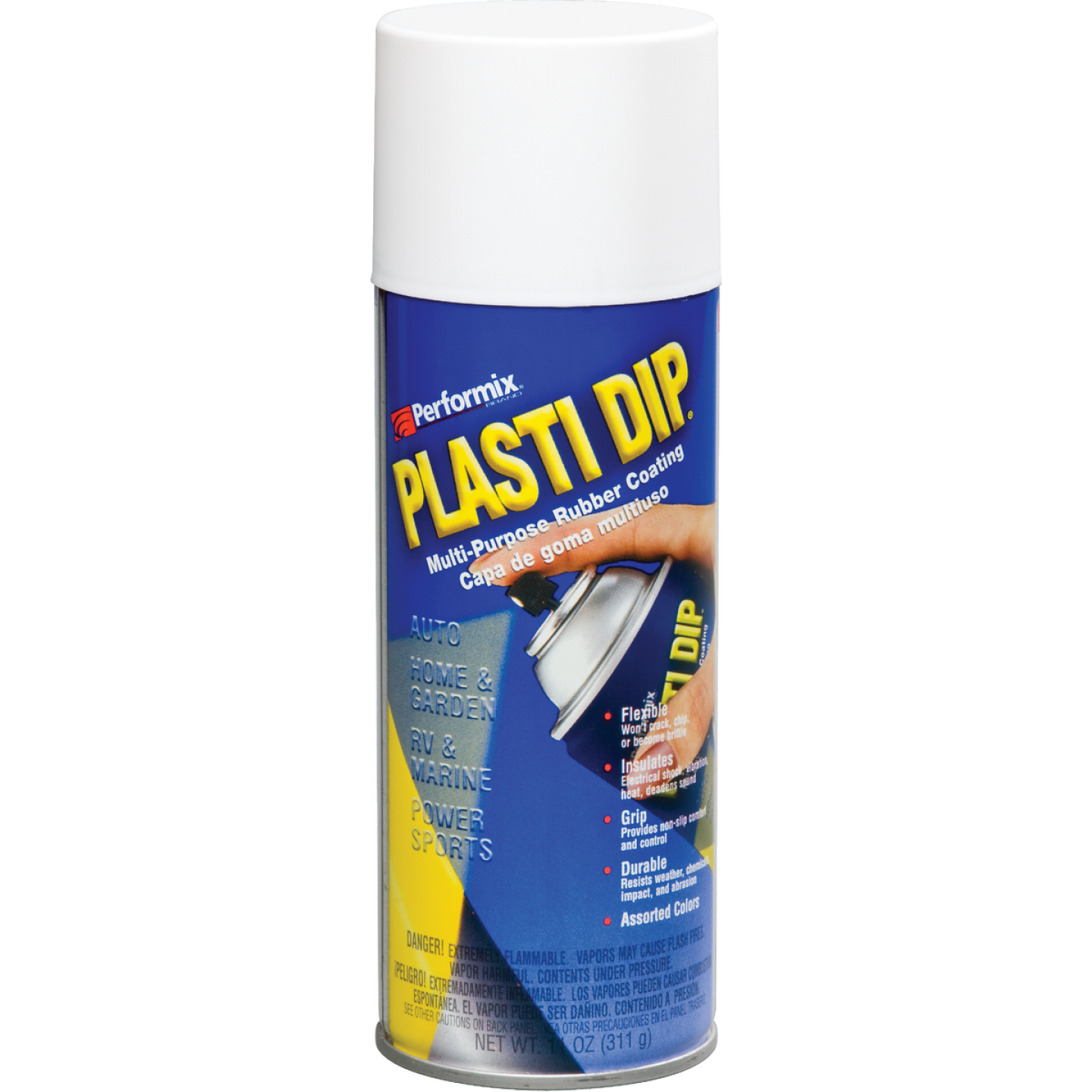 Performix Plasti Dip White 11 Oz. Aerosol Rubber Coating Rubber Coating Spray Paint Image 1
