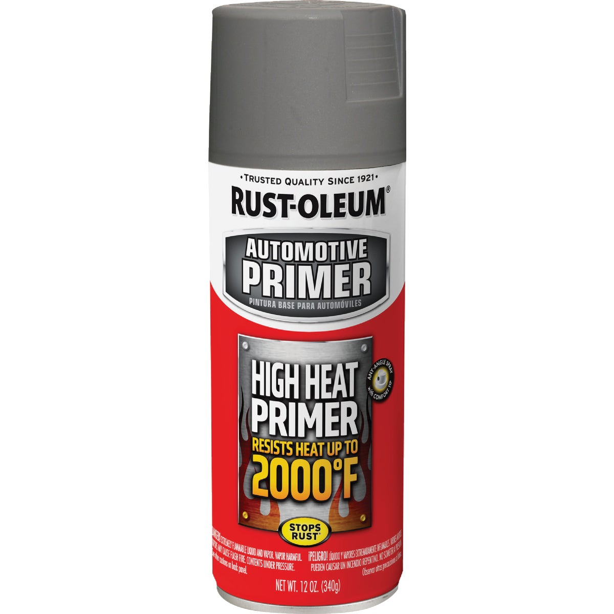 Rust-Oleum High Heat Gray 12 Oz. Spray Automotive Paint Primer Image 2