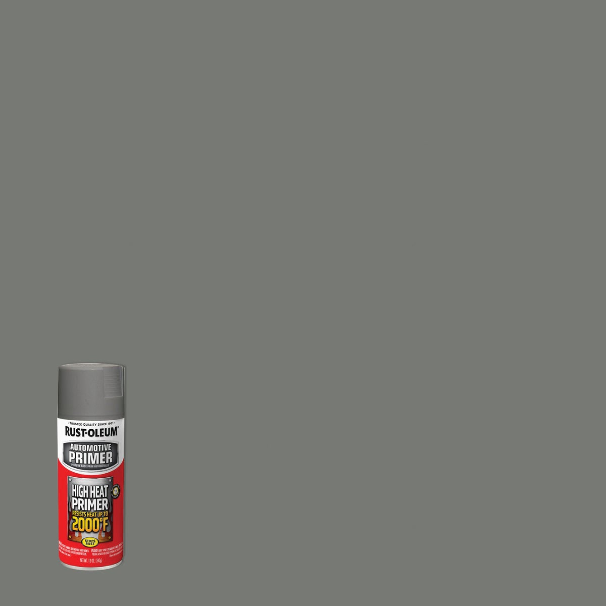 Rust-Oleum High Heat Gray 12 Oz. Spray Automotive Paint Primer Image 1